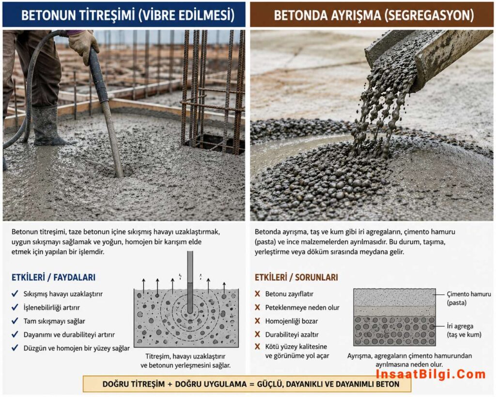 Betonda Ayrışma ve Vibrasyon